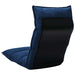 Scaun de podea pliabil, albastru, material textil - WALTI WALTI
