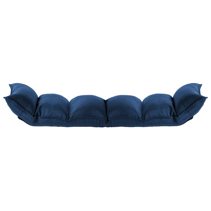 Scaun de podea pliabil, albastru, material textil - WALTI WALTI