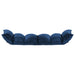 Scaun de podea pliabil, albastru, material textil - WALTI WALTI