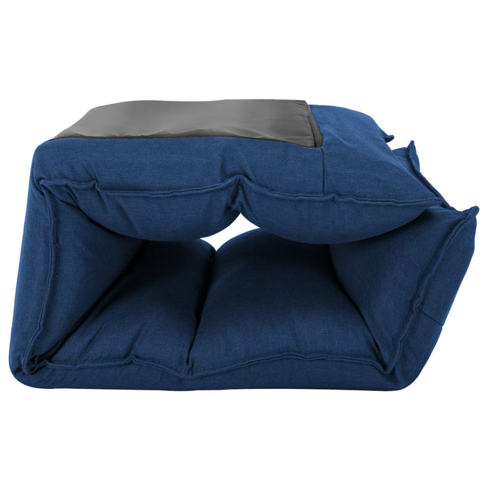 Scaun de podea pliabil, albastru, material textil - WALTI WALTI