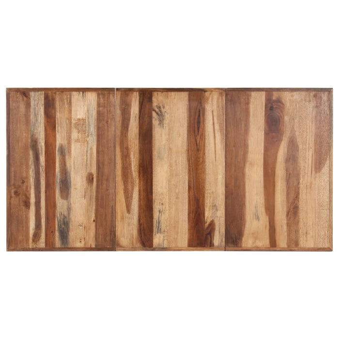 Masă de bucătărie, 160x80x75 cm, lemn masiv cu finisaj miere WALTI
