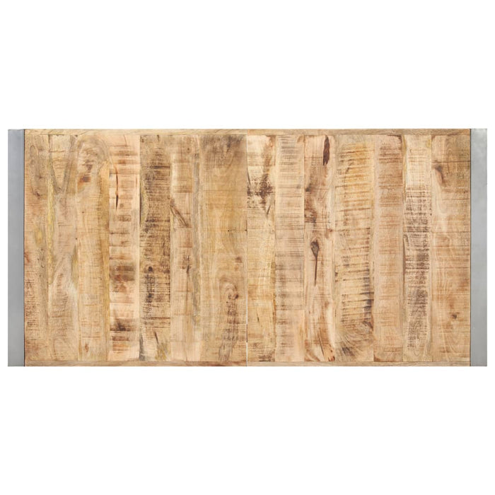 Masă de bucătărie, 140 x 70 x 75 cm, lemn masiv mango nefinisat - WALTI WALTI