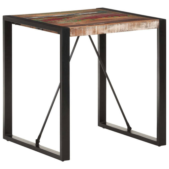 Masă de bucătărie, 70 x 70 x 75 cm, lemn masiv reciclat - WALTI WALTI
