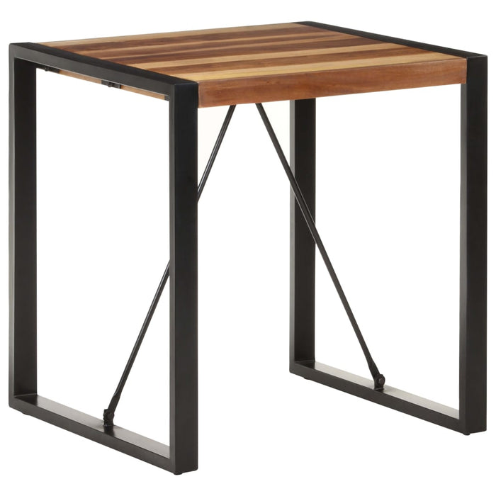 Masă de bucătărie, 70x70x75 cm, lemn masiv acacia WALTI