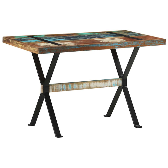 Masă de bucătărie, 120 x 60 x 76 cm, lemn masiv reciclat WALTI