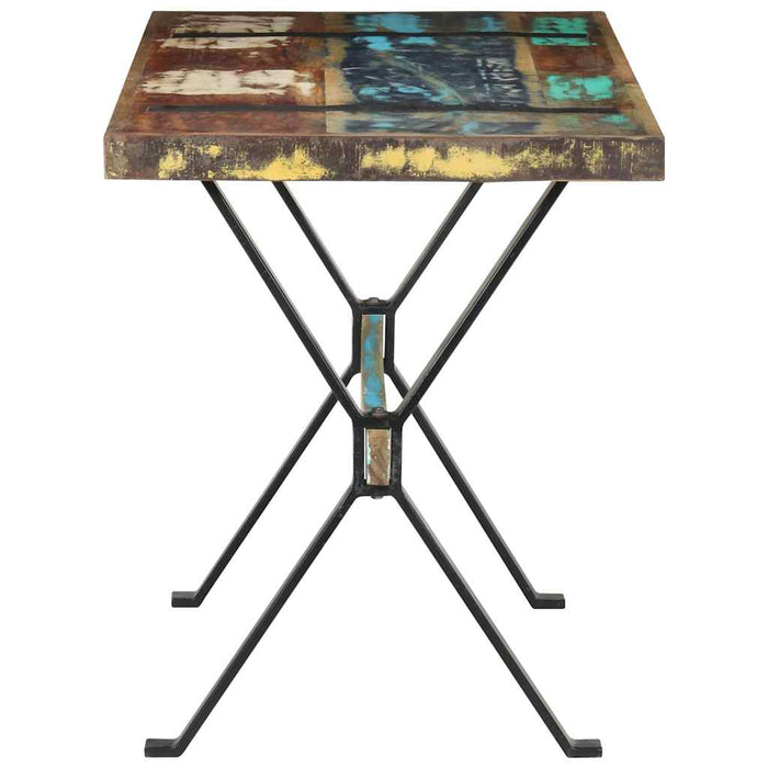 Masă de bucătărie, 120 x 60 x 76 cm, lemn masiv reciclat WALTI