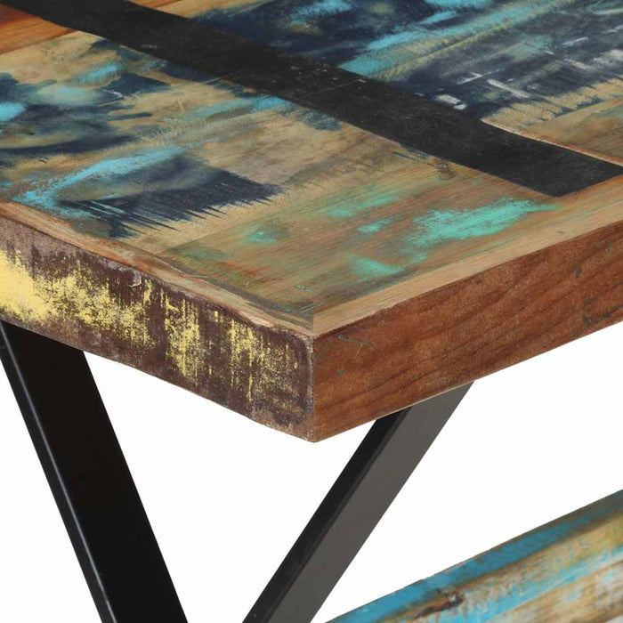 Masă de bucătărie, 120 x 60 x 76 cm, lemn masiv reciclat WALTI