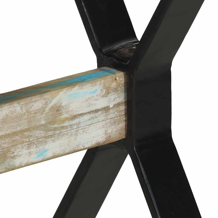 Masă de bucătărie, 120 x 60 x 76 cm, lemn masiv reciclat WALTI