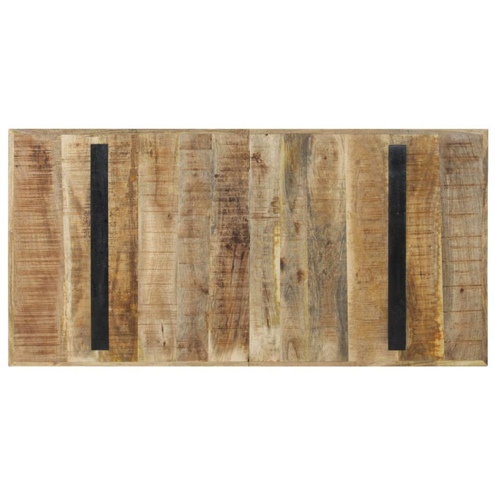 Masă de bucătărie, 140x70x76 cm, lemn de mango nefinisat WALTI