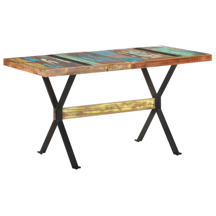 Masă de bucătărie, 140 x 70 x 76 cm, lemn masiv reciclat WALTI
