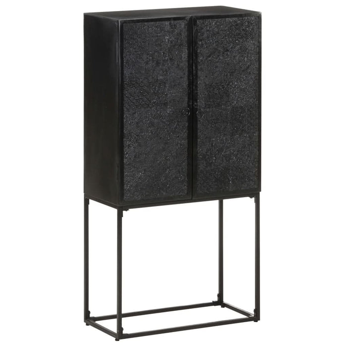 Servantă, negru, 60x30x120 cm, lemn masiv de acacia & mango - WALTI WALTI