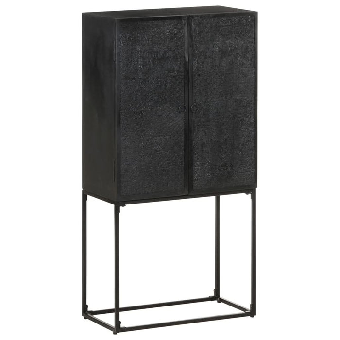 Servantă, negru, 60x30x120 cm, lemn masiv de acacia & mango - WALTI WALTI