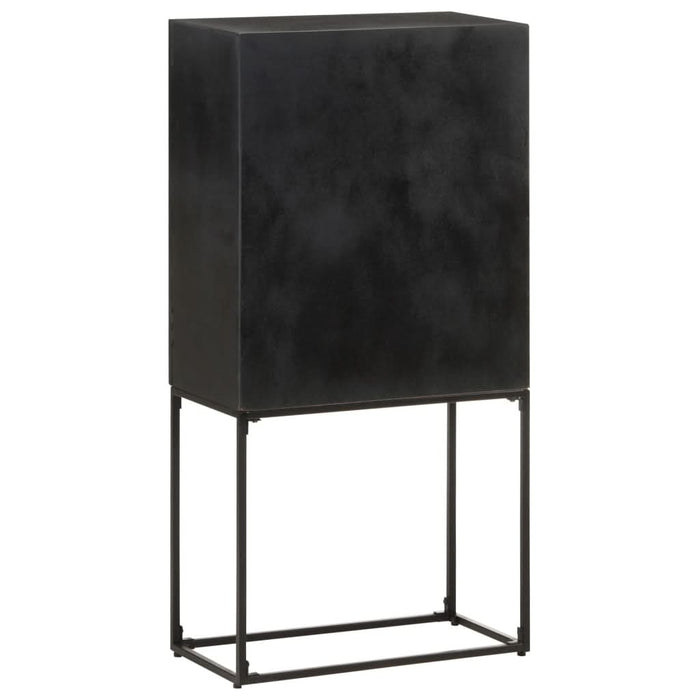 Servantă, negru, 60x30x120 cm, lemn masiv de acacia & mango - WALTI WALTI