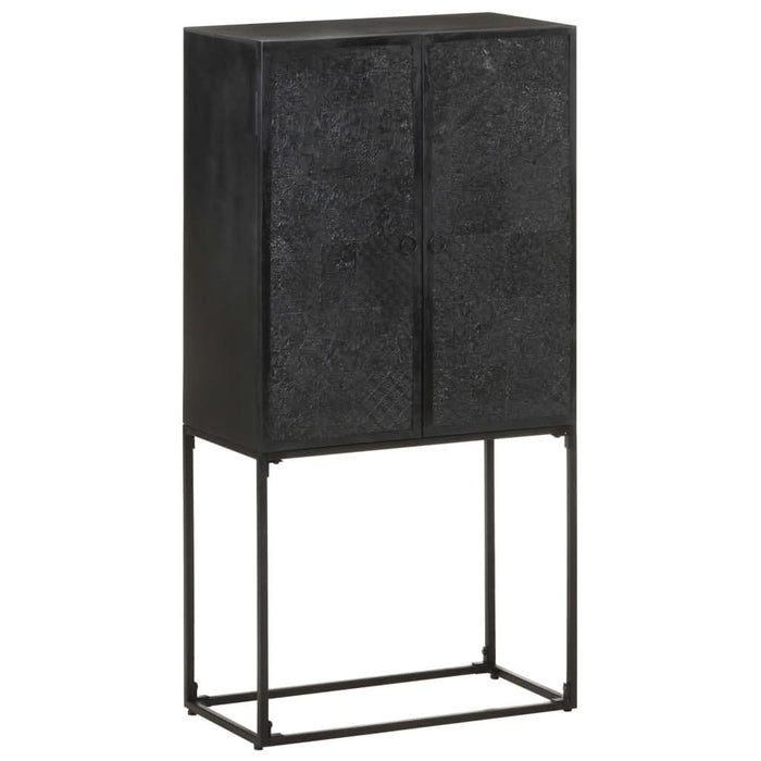Servantă, negru, 60x30x120 cm, lemn masiv de acacia & mango - WALTI WALTI