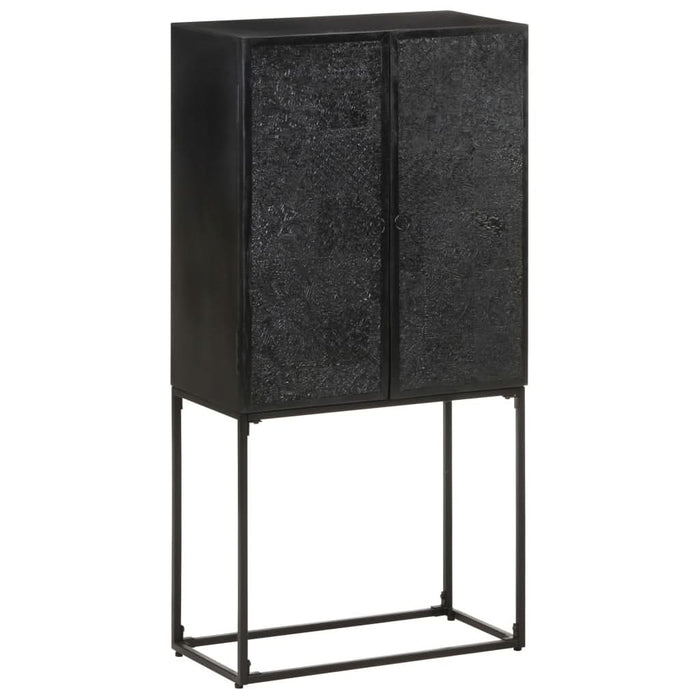 Servantă, negru, 60x30x120 cm, lemn masiv de acacia & mango - WALTI WALTI