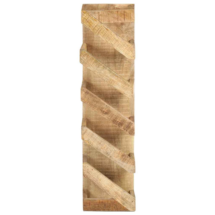 Suport de vin pentru 5 sticle, lemn masiv de mango WALTI