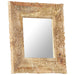 Oglindă 50x50 cm, lemn masiv de mango - WALTI WALTI