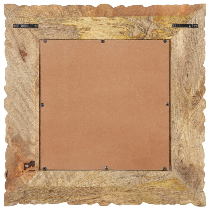 Oglindă 50x50 cm, lemn masiv de mango - WALTI WALTI