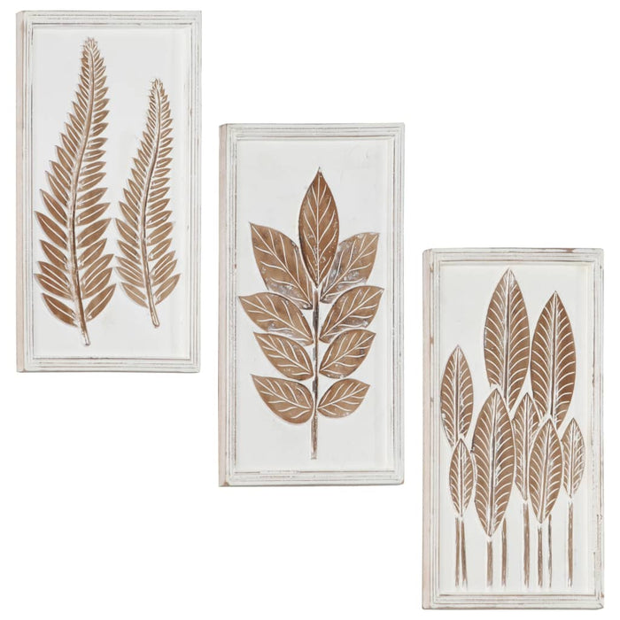 Panouri de perete sculptate manual, 3 buc., 40x60x1,5 cm, MDF - WALTI WALTI