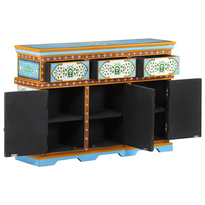 Servantă vopsită manual multicolor, 110x30x76 cm, lemn mango WALTI