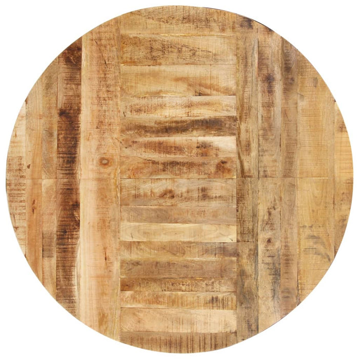 Masă de bucătărie, 175x75 cm, lemn de mango nefinisat, rotundă WALTI