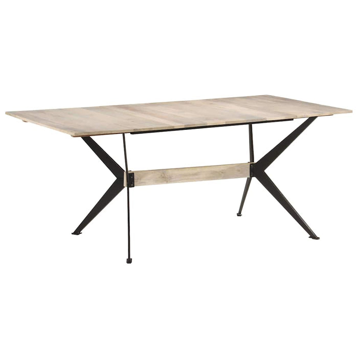 Masă de bucătărie, 180x90x76 cm, lemn masiv de mango WALTI