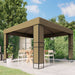 Pavilion cu acoperiș dublu, gri taupe, 3 x 3 x 2,7 m, 180 g/m² - WALTI WALTI