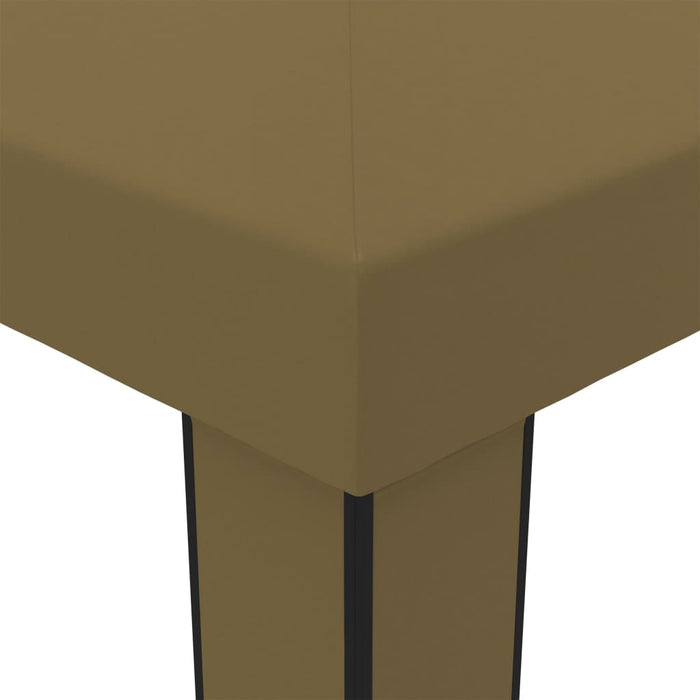 Pavilion cu acoperiș dublu, gri taupe, 3 x 6 m, 180 g/m² - WALTI WALTI