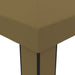 Pavilion cu acoperiș dublu, gri taupe, 3 x 6 m, 180 g/m² - WALTI WALTI