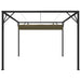 Pavilion grădină, acoperiș retractabil gri taupe 3x3 m 180 g/m² - WALTI WALTI