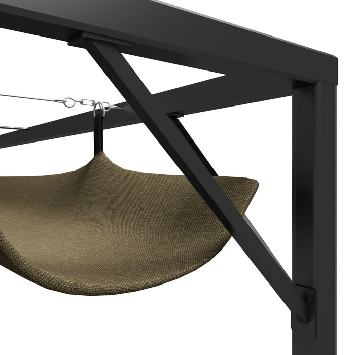 Pavilion grădină, acoperiș retractabil gri taupe 3x3 m 180 g/m² - WALTI WALTI