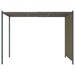 Pergolă grădină cu acoperiș retractabil gri taupe 3x3m 180 g/m² - WALTI WALTI