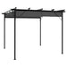 Pergolă cu acoperiș retractabil, antracit, 3x3m, oțel, 180 g/m² - WALTI WALTI