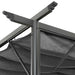 Pergolă cu acoperiș retractabil, antracit, 3x3m, oțel, 180 g/m² - WALTI WALTI