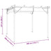 Pergolă cu acoperiș retractabil, antracit, 3x3m, oțel, 180 g/m² - WALTI WALTI