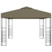 Pavilion de grădină, gri taupe, 3 x 3 m, 180 g/m² - WALTI WALTI