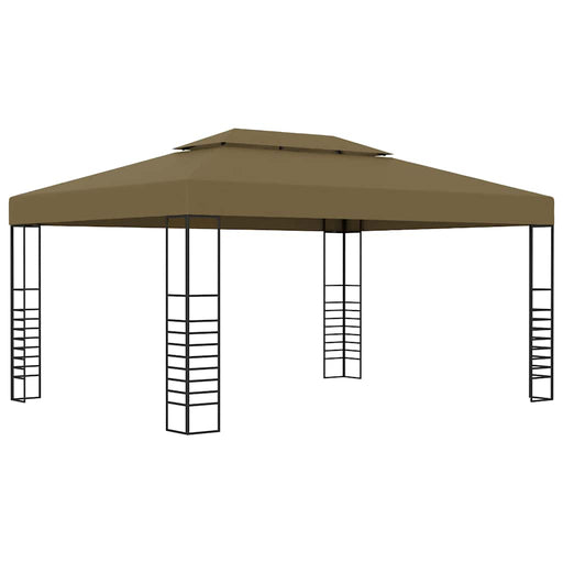 Pavilion de grădină, gri taupe, 3 x 4 m, 180 g/m² - WALTI WALTI