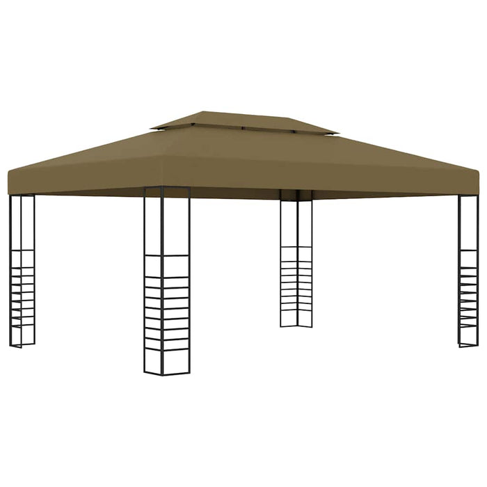 Pavilion de grădină, gri taupe, 3 x 4 m, 180 g/m² - WALTI WALTI