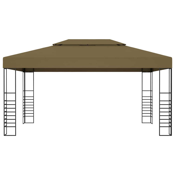 Pavilion de grădină, gri taupe, 3 x 4 m, 180 g/m² - WALTI WALTI