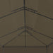 Pavilion cu perdele, gri taupe, 600 x 298 x 270 cm, 180 g/m² - WALTI WALTI