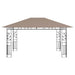 Pavilion cu plasă anti-țânțari, gri taupe, 4x3x2,73 m, 180 g/m² - WALTI WALTI