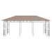 Pavilion cu plasă anti-țânțari, gri taupe, 6x3x2,73 m, 180 g/m² - WALTI WALTI