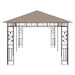 Pavilion cu plasă anti-țânțari, gri taupe, 6x3x2,73 m, 180 g/m² - WALTI WALTI