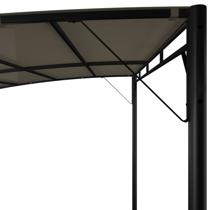 Copertină pavilion de grădină, gri taupe, 3 x 3 x 2,55 m - WALTI WALTI