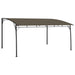 Copertină pavilion de grădină, gri taupe, 4 x 3 x 2,55 m - WALTI WALTI