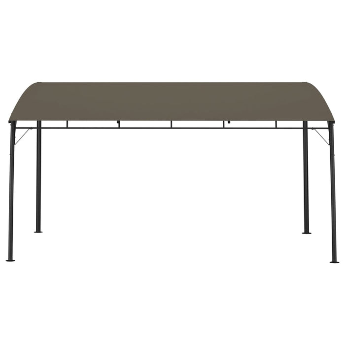 Copertină pavilion de grădină, gri taupe, 4 x 3 x 2,55 m - WALTI WALTI