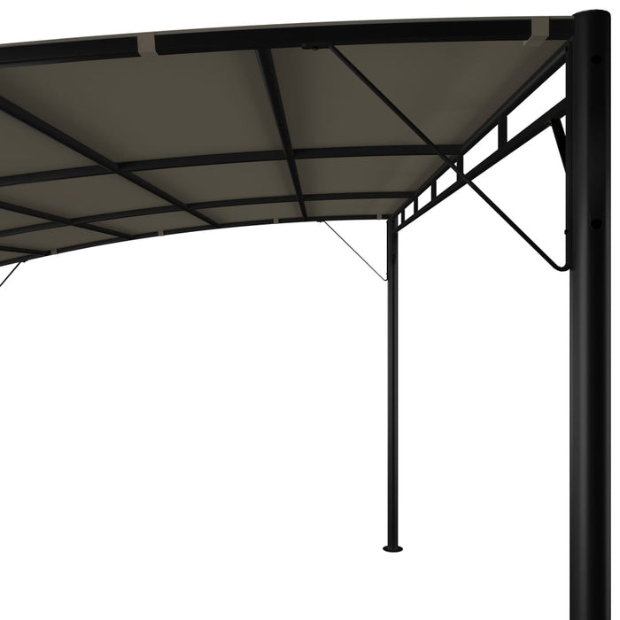 Copertină pavilion de grădină, gri taupe, 4 x 3 x 2,55 m - WALTI WALTI