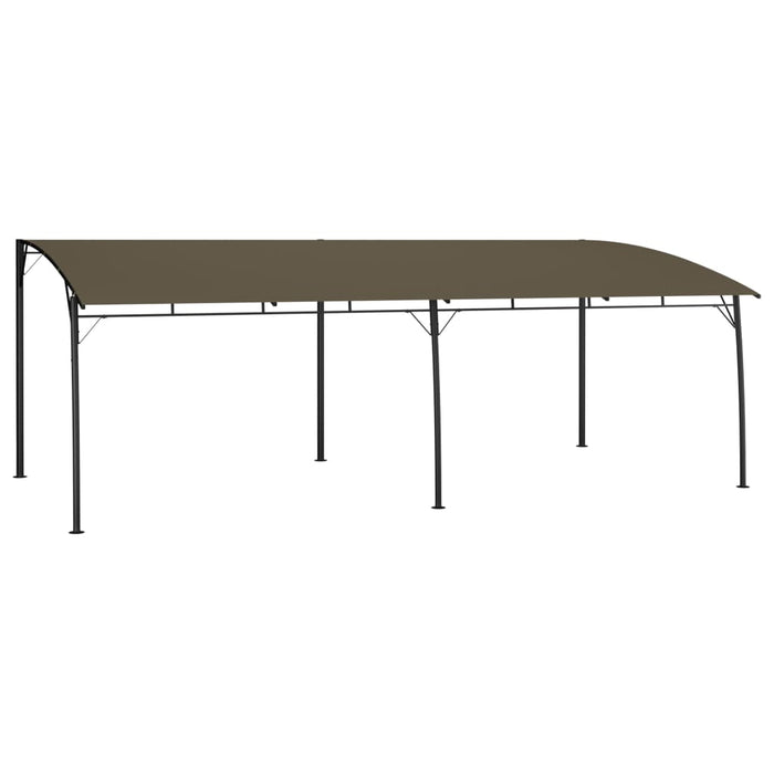 Copertină pavilion de grădină, gri taupe, 6 x 3 x 2,55 m - WALTI WALTI