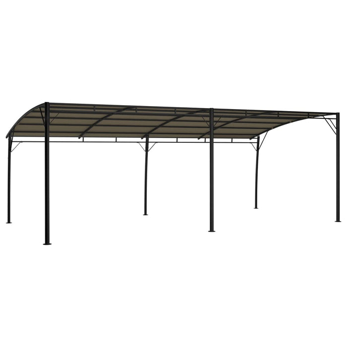 Copertină pavilion de grădină, gri taupe, 6 x 3 x 2,55 m - WALTI WALTI