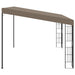 Pavilion montat pe perete, 4x3 m, textil, gri taupe - WALTI WALTI